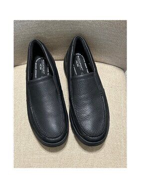 Rockport XCS Black Leather Loafers Men's Size 11.5